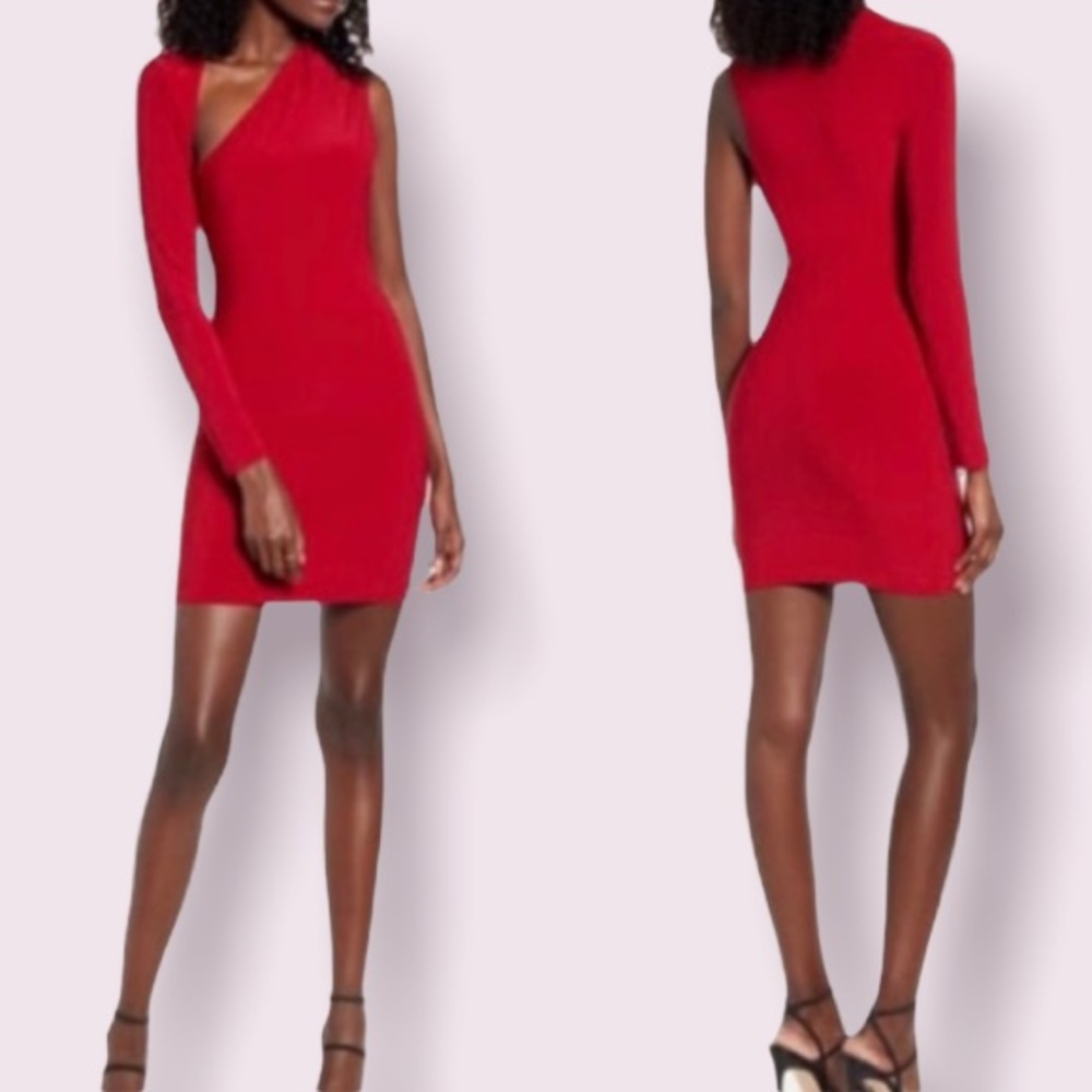 SNDYS Body-Con Minidress in Red